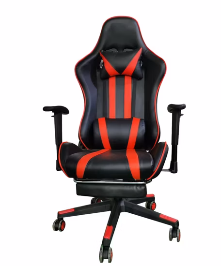 Sedia da gioco Silla Gamer reclinabile in pelle per computer da corsa per ufficio, vendita diretta, con poggiapiedi