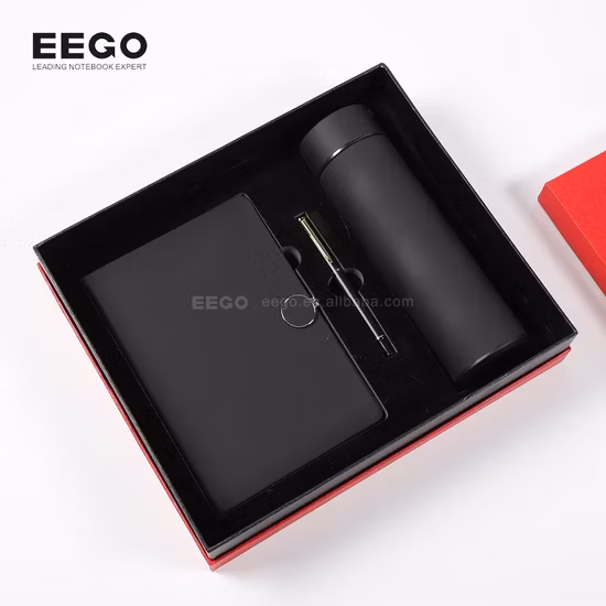 Set regalo per notebook con penna in pelle PU con logo per notebook per ufficio